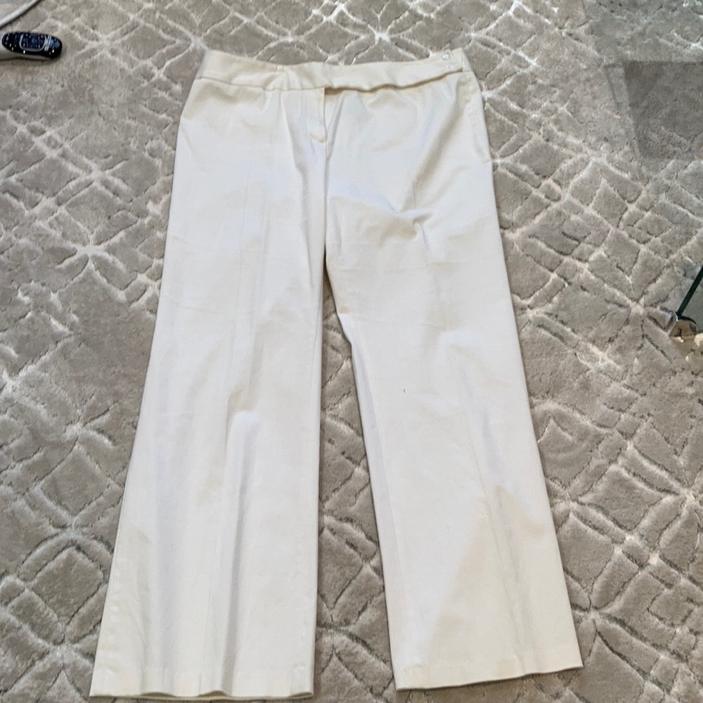 Rena Rowan Off White Pants size  16